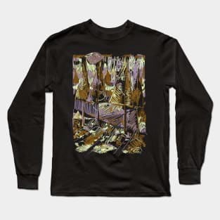 Abstract Forest Painting - Mistery Art Long Sleeve T-Shirt